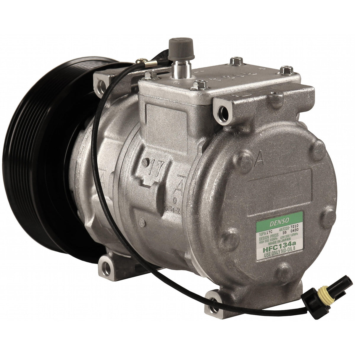 10PA17C A/C Compressor RE46657 TY6765 for John Deere 3400 8570 8770 8870 8970 9500 9600 - KUDUPARTS