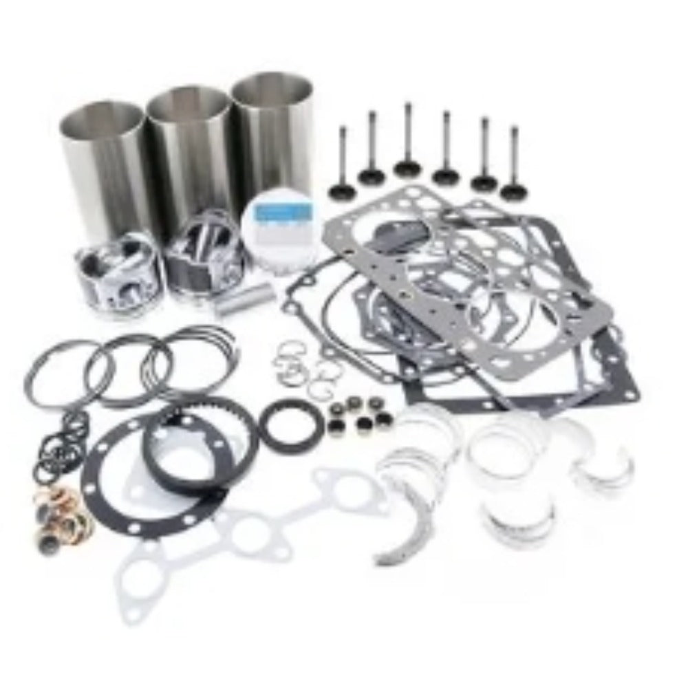 Overhaul Rebuild Kit for Mitsubishi Engine K3D Bobcat Excavator X125 - KUDUPARTS