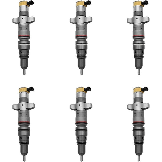 6 Pcs Fuel Injector 20R-8062 242-0139 10R-4844 for Caterpillar CAT Engine C9 C-9 - KUDUPARTS