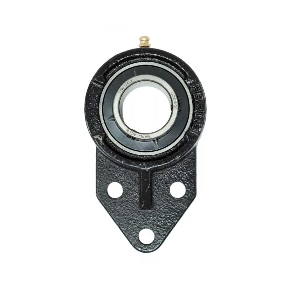 1-1/4" Insert Bearing with 3-Bolt Bracket Flange UCFB206-20 for Agricultural & Industrial Equipment - KUDUPARTS