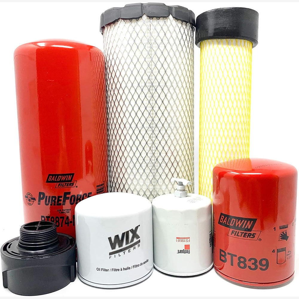 1000/2000 Hour Filter Kit 7324330 for Bobcat Excavator 337 341 E50 E55