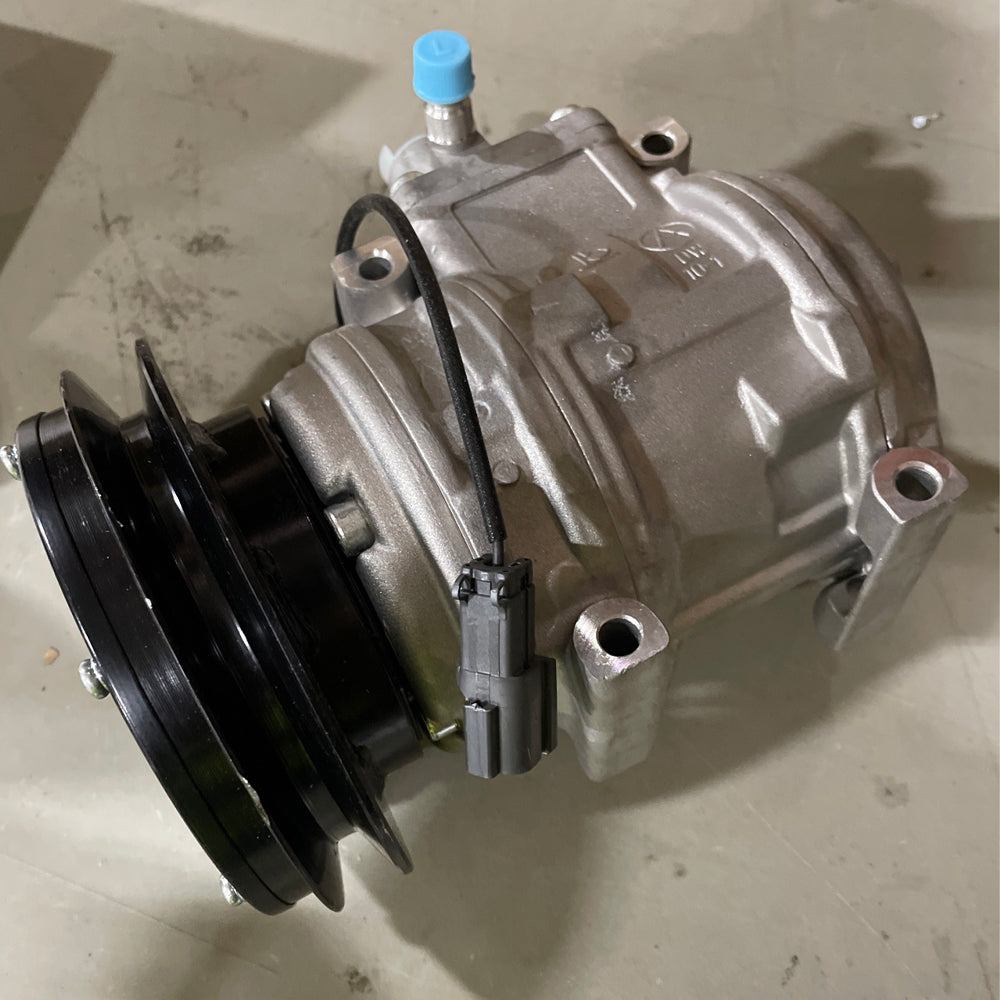 10PA15C A/C Compressor 20Y-979-8130 for Komatsu PC1800-6 WA380-DZ-3 D41E-6 D41P-6 D41PF-6 D61E-12 D61EX-12 D61PX-12 D68ESS-12 (Ship to US Only)