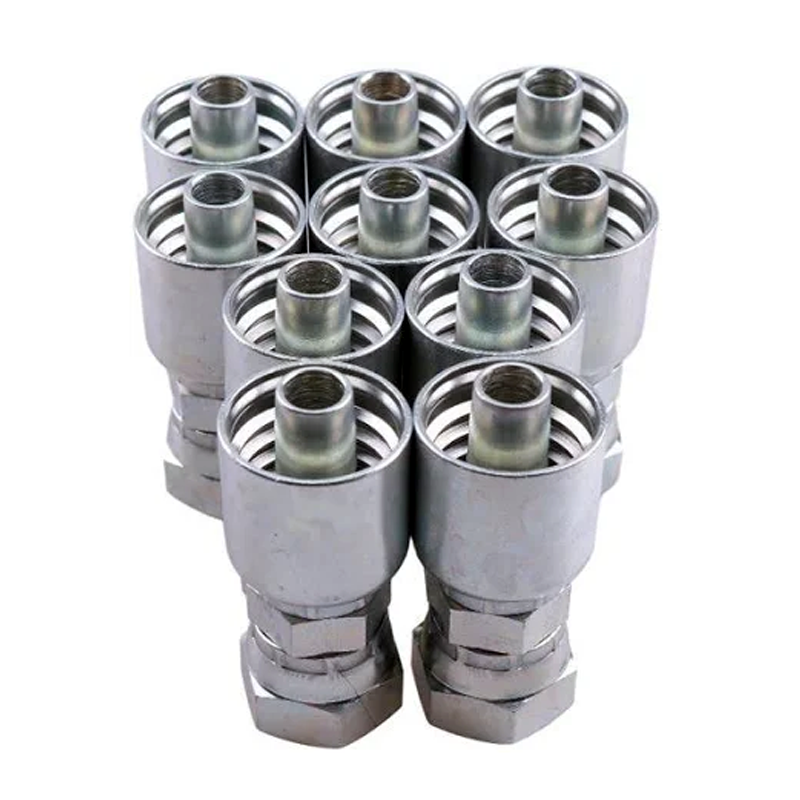 10PCS Hydraulic Hose Fitting With 1/2" Female JIC 10643-8-8 for Parker - KUDUPARTS