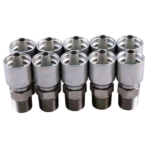 10PCS Hydraulic Hose Fitting With 1/2" NPT Thread 10143-8-6 for Parker - KUDUPARTS