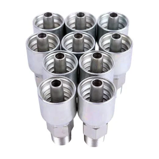 10PCS Hydraulic Hose Fitting With 3/8" Male Pipe 10143-6-6 for Parker - KUDUPARTS