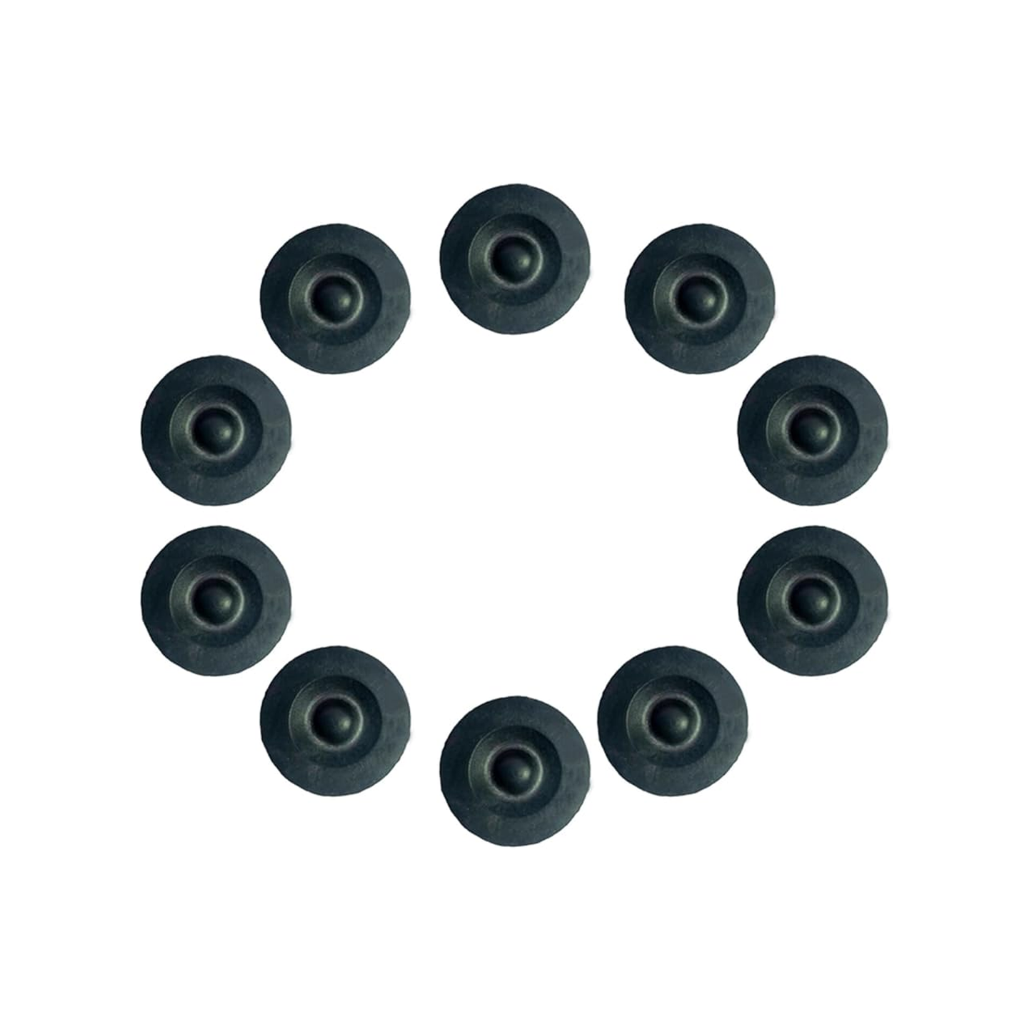 10 Pcs Black Rubber Grease Plug Hub Dust Cap TLU31-0009 085-001-SP for Dexter EZ Lube Trailer Axle