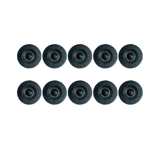 10 Pcs Black Rubber Grease Plug Hub Dust Cap TLU31-0009 085-001-SP for Dexter EZ Lube Trailer Axle - KUDUPARTS