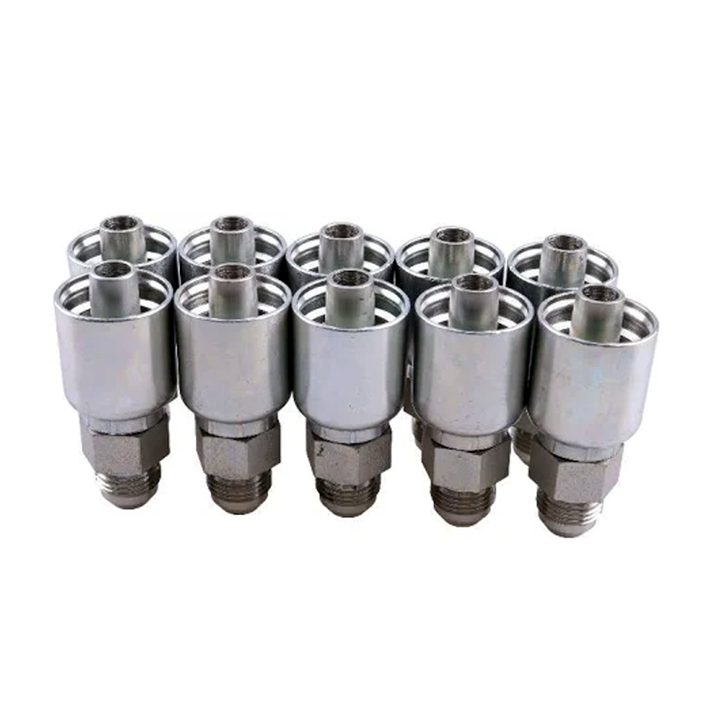 10 Pcs Hydraulic Hose Fitting With 1/2" Male JIC 10343-8-8 for Parker - KUDUPARTS