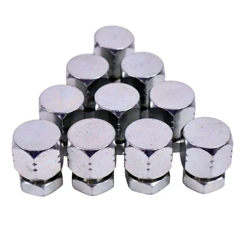 10 Pieces 3/8" JIC Cap and Plug Combo Hydraulic Fitting 2408-06 0304-C-06 - KUDUPARTS
