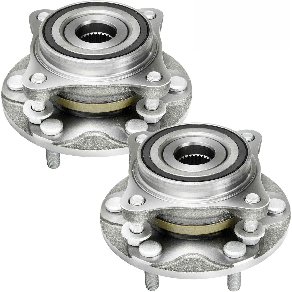 2 Sets Front Wheel Hub Bearing Kit 950-001 for Lexus GX460 GX470 Toyota 4Runner Tacoma FJCruiser - KUDUPARTS
