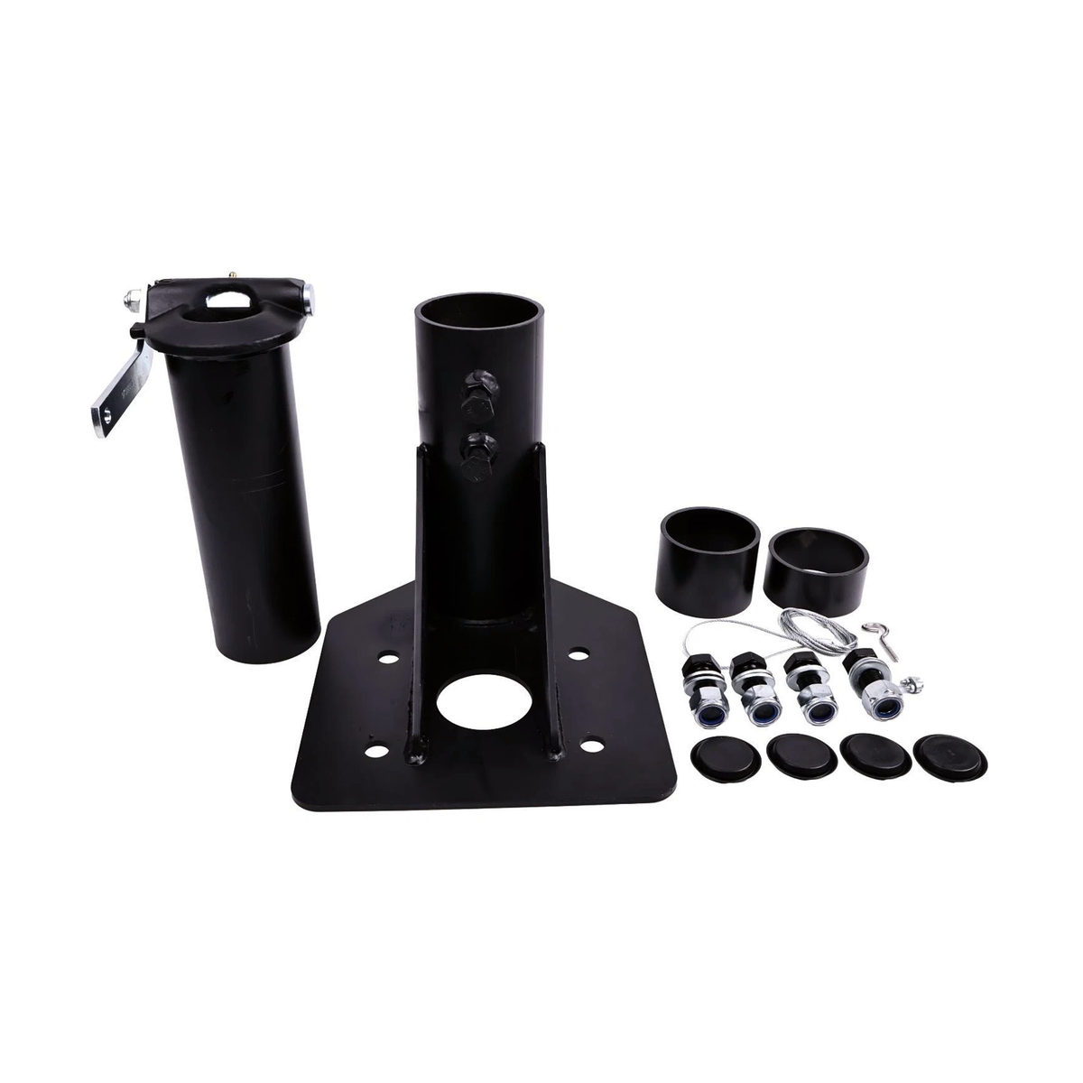 12"-17" Adjustable 5th Wheel to Gooseneck Adapter Hitch for Camper RV - KUDUPARTS