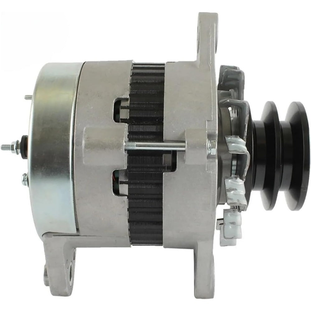 24V 60A 2PK Alternator 600-825-6271 for Komatsu Engine SAA6D140E-5B Loader WA430 WA480 - KUDUPARTS