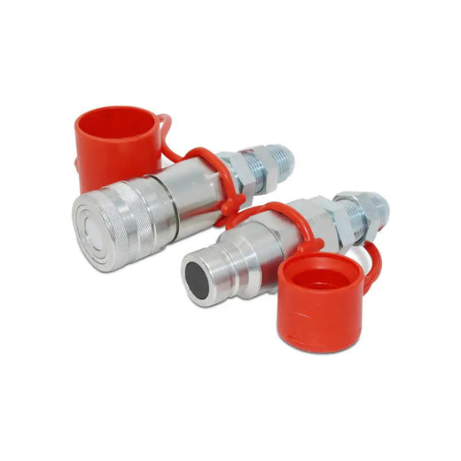 #12 JIC Flat Face Hydraulic Quick Connect Coupler for Bobcat 7753 773 863 873 963 - KUDUPARTS