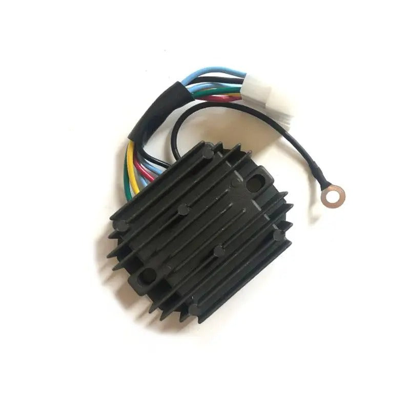 12V 6 Wire Voltage Rectifier Regulator 19267-64601 for Kubota Excavator KH-35 KH-36 KH-41 - KUDUPARTS