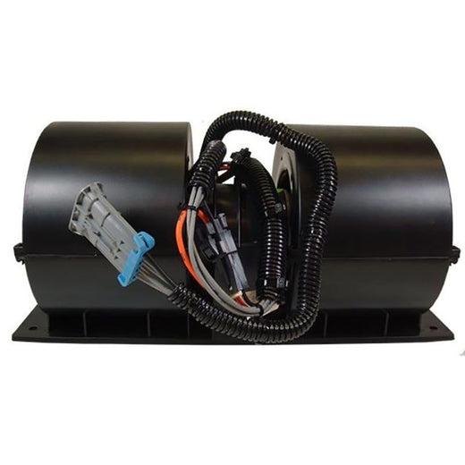 12V Dual Wheel Blower Assembly 84431351 89512492 9512492 for New Holland Combine CR980 CR920 CR940 CX840 CR960 CX860 CR970 CX880 - KUDUPARTS