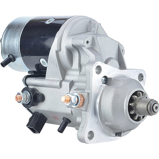 12V Starter Assembly 19616-63010 for Kubota Engine D1703M Excavator KX033-4 U35-4 - KUDUPARTS