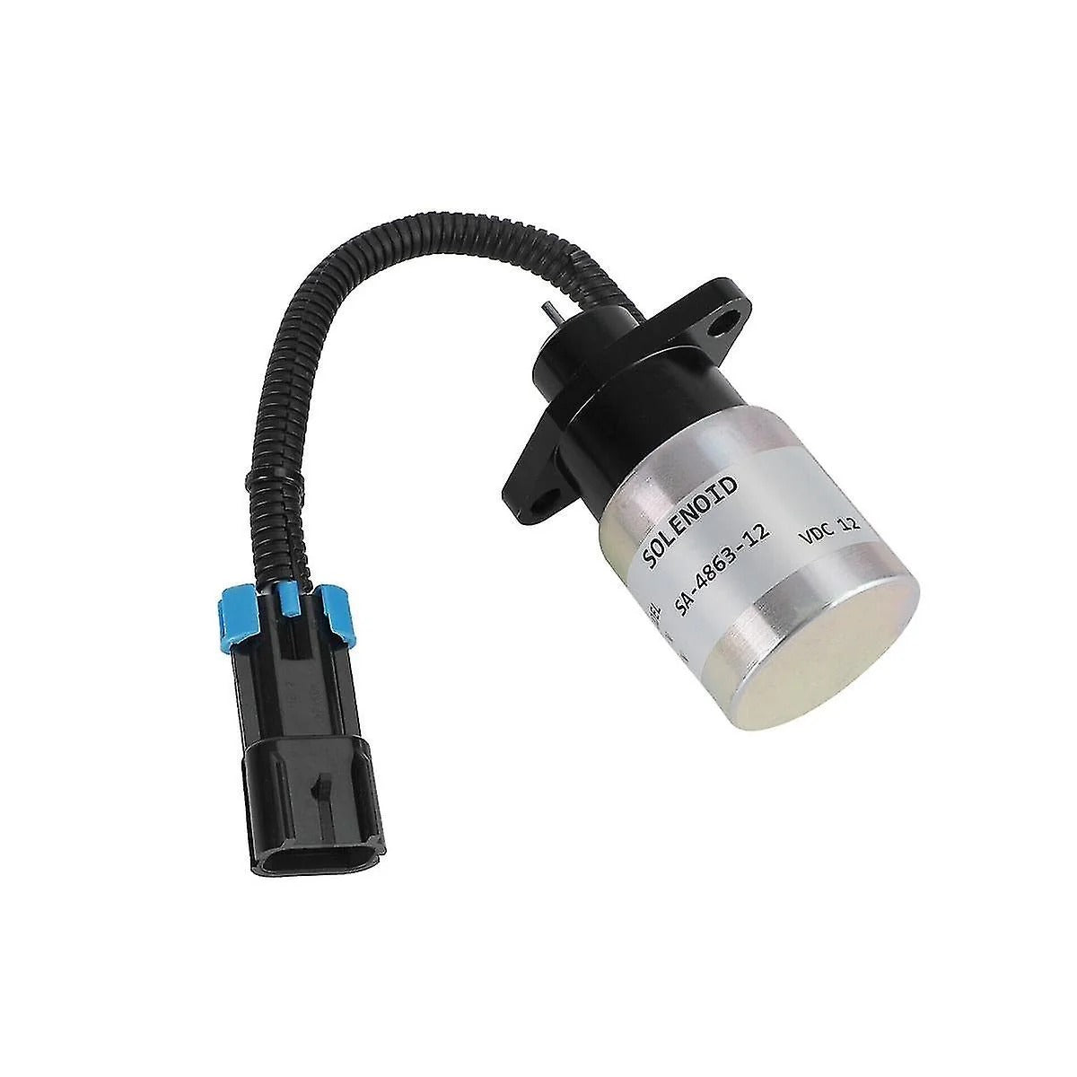 12V Stop Solenoid 0175-12A5C9S SA-4863-12 for Kubota Woodward Engine - KUDUPARTS