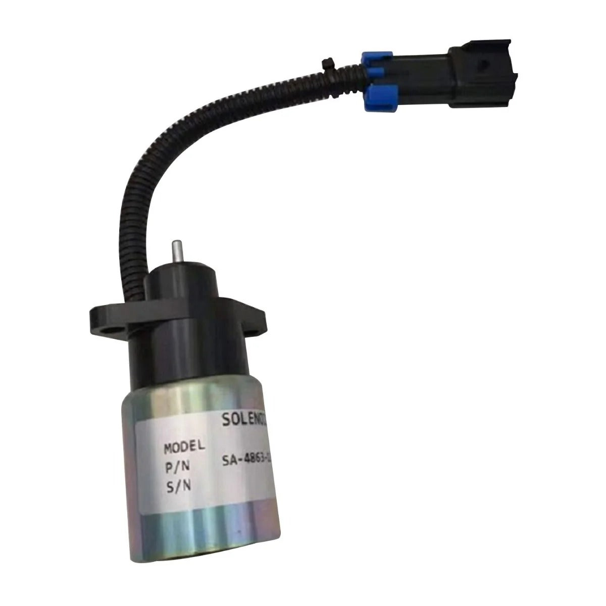 12V Stop Solenoid 0175-12A5C9S SA-4863-12 for Kubota Woodward Engine - KUDUPARTS