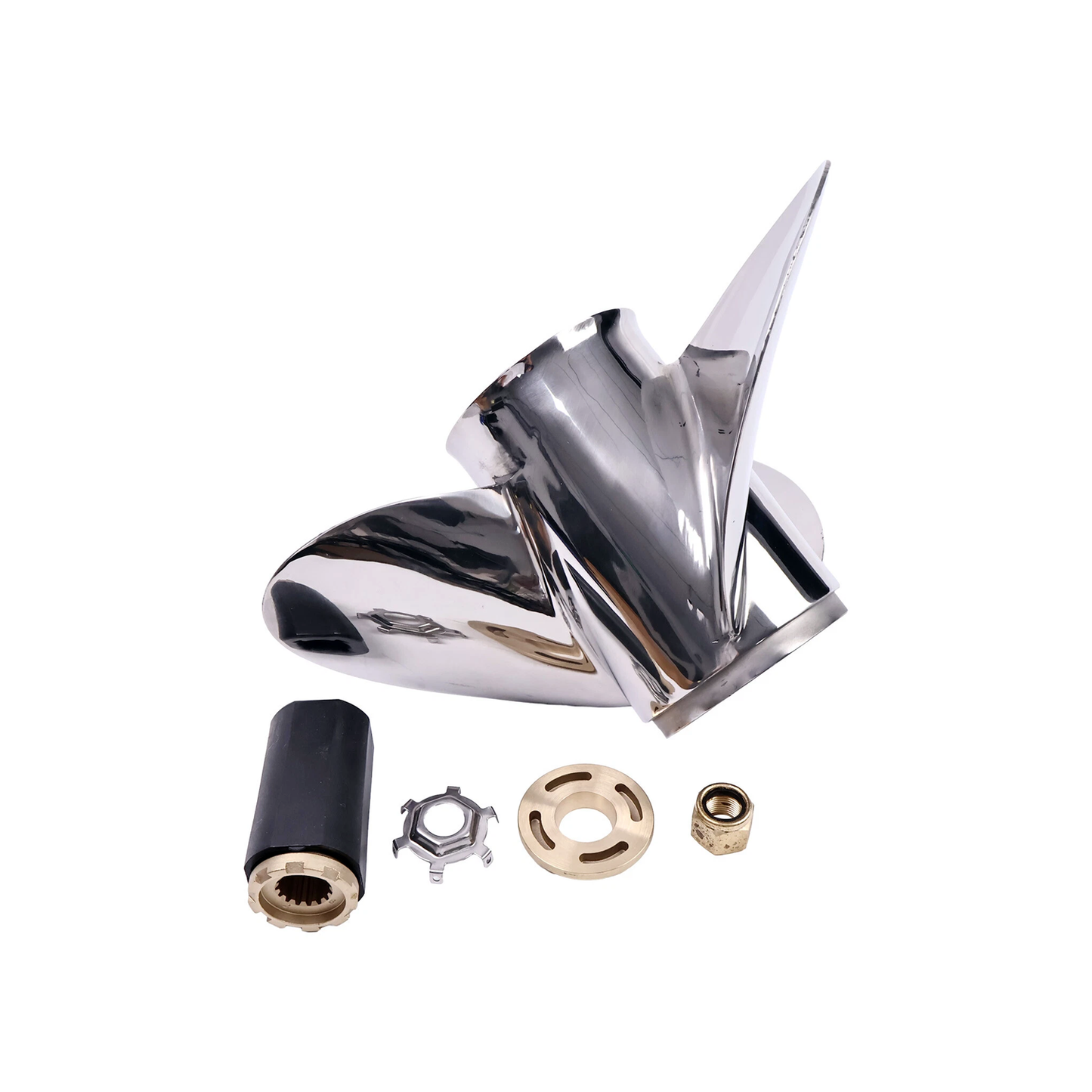 14 5/8 x 25 Pitch Right Tempest Plus Propeller Impeller 48-8M0151386 for Mercury Outboard 135-400HP Command Thrust 90-115HP Alpha Bravo One - KUDUPARTS