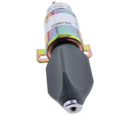 Fuel Shutoff Solenoid 1751-12E7U1B1S5A for Cummins Caterpillar CAT Excavator E70B E320 - KUDUPARTS