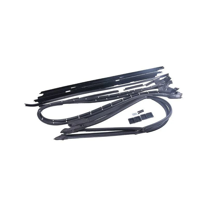 17 Pcs Door Tailgate Weatherstripping Seal Kit for Chevrolet El Camino GMC Caballero - KUDUPARTS