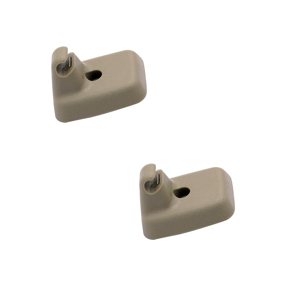 1 Pair Sun Visor Holder Retainers Clip Camel Tan AL3Z1504132AB for 2009-2014 Ford F-150 - KUDUPARTS
