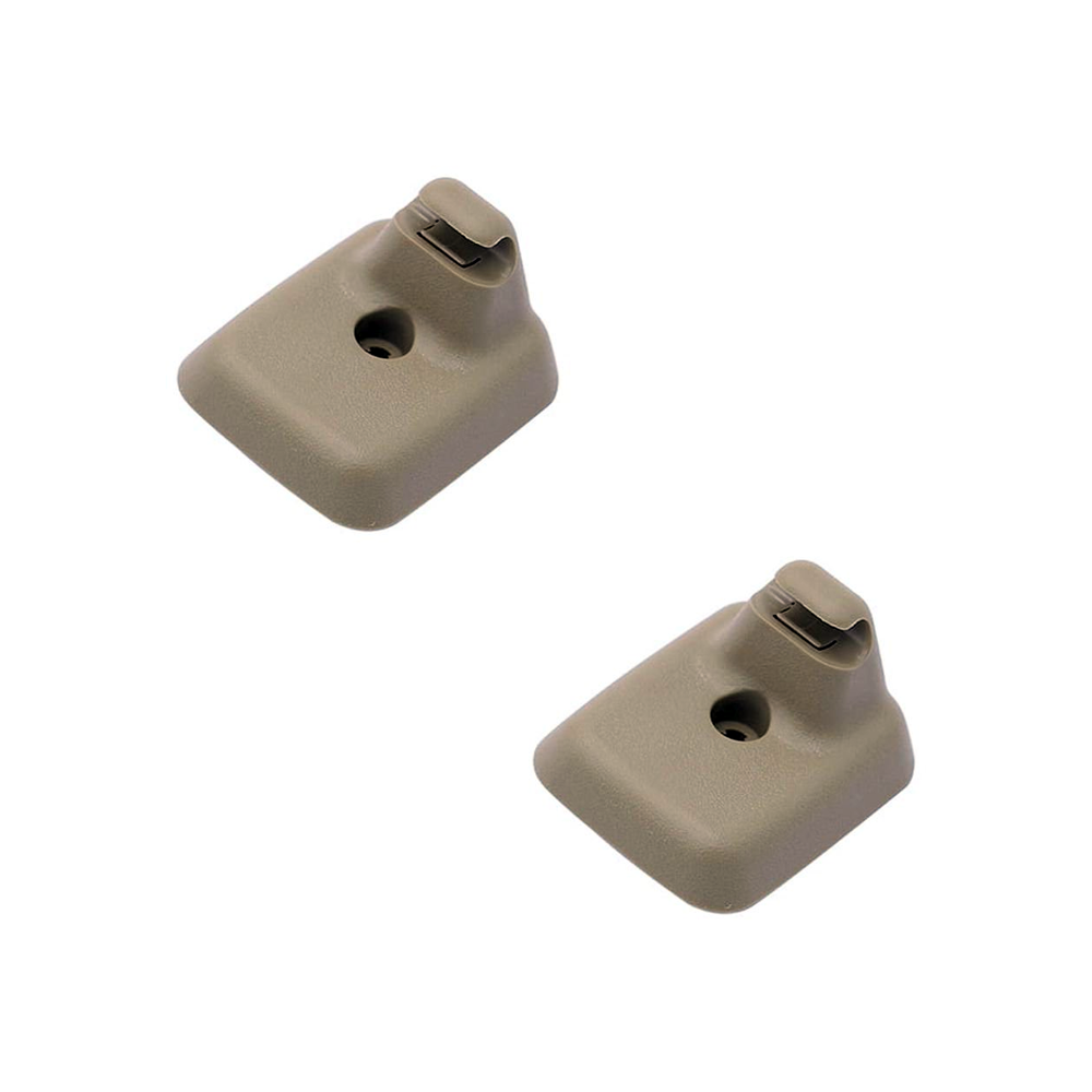 1 Pair Sun Visor Holder Retainers Clip Camel Tan AL3Z1504132AB for 2009-2014 Ford F-150