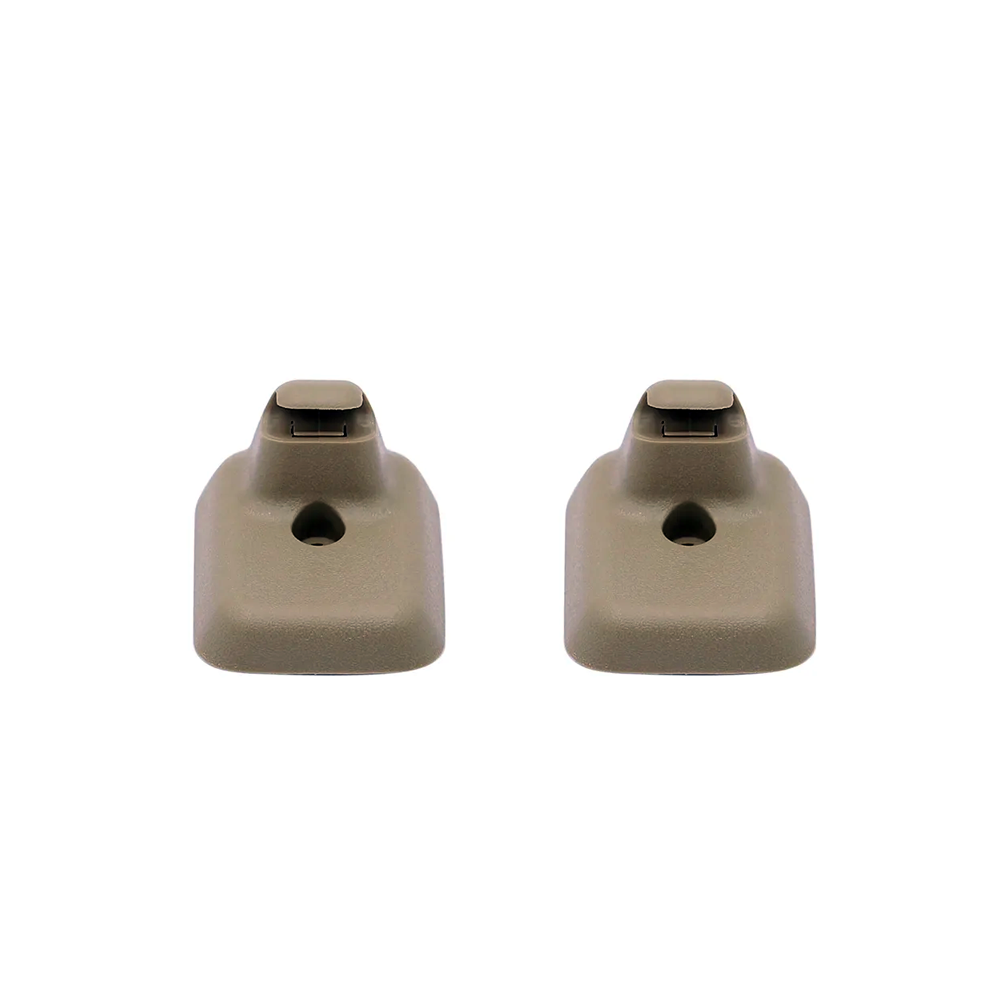 1 Pair Sun Visor Holder Retainers Clip Camel Tan AL3Z1504132AB for 2009-2014 Ford F-150 - KUDUPARTS