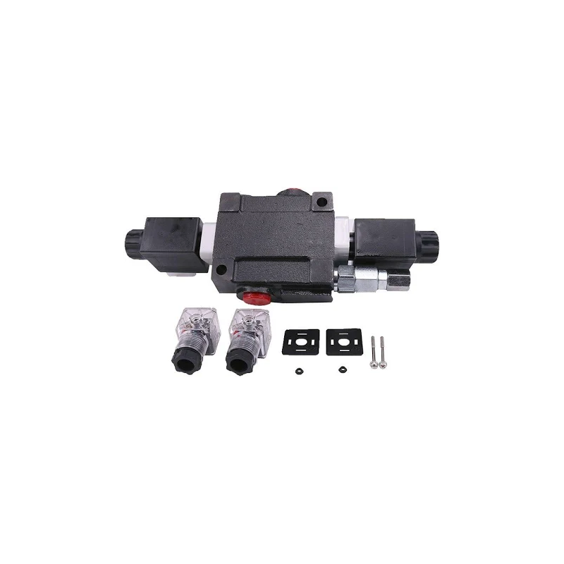 1 Spool Solenoid 12V DC Hydraulic Control Valve Double Acting HCV-S1x13 for Valve 13 GPM 3600 PSI