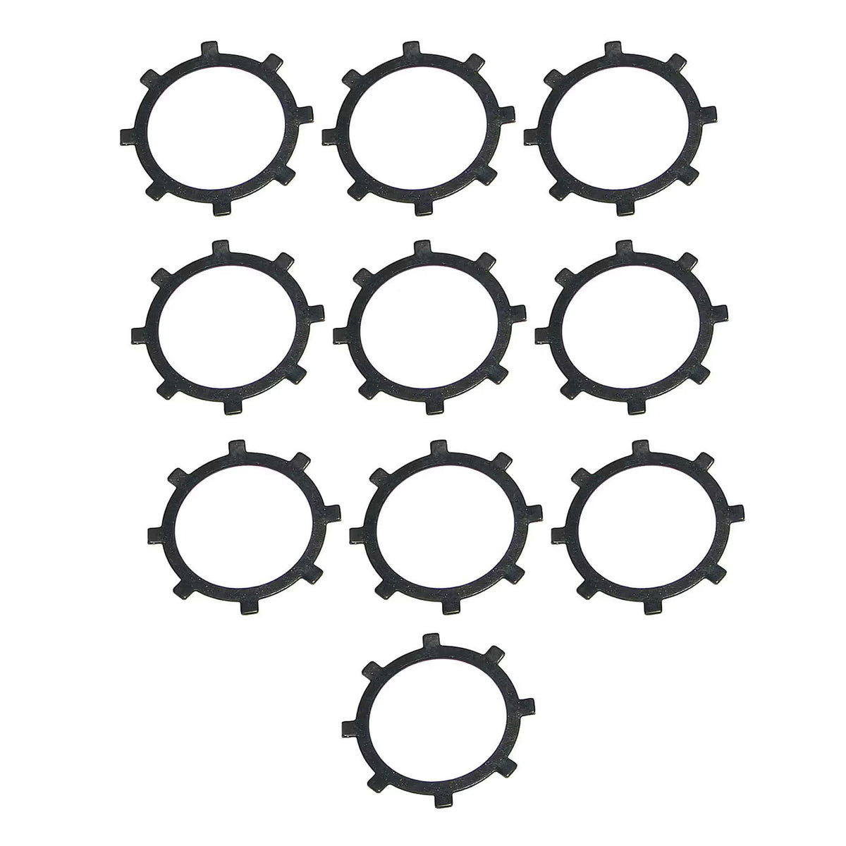10 Pieces Retaining Ring J904849 for New Holland Dozer D150 DC70 DC100 Tractor T8010 T8020 - KUDUPARTS