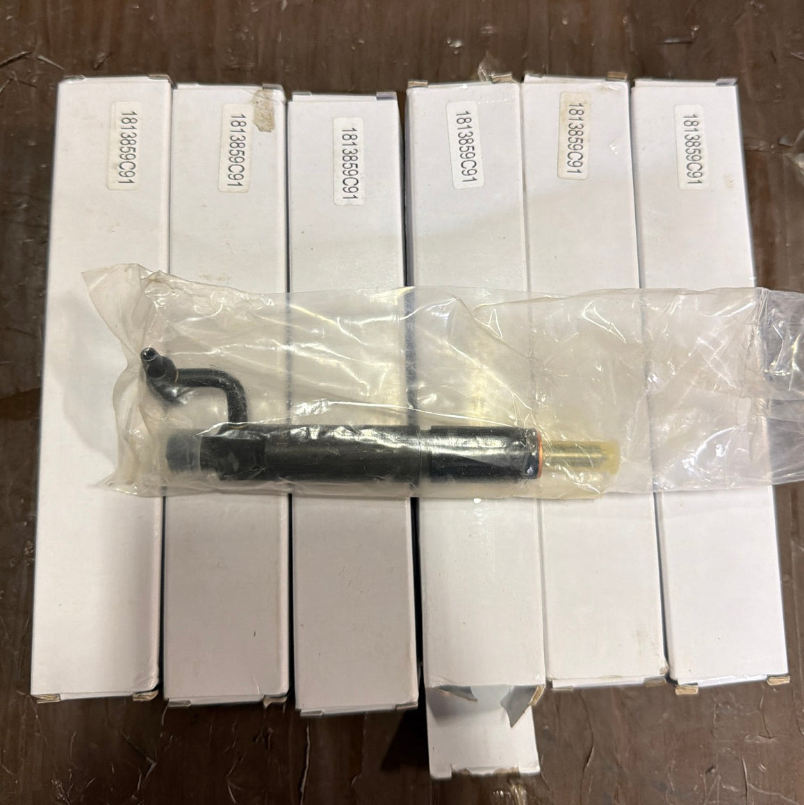 6 PCS Fuel Injector With Nozzle 1813859C91 780335 for Navistar Engine DT360 DT466