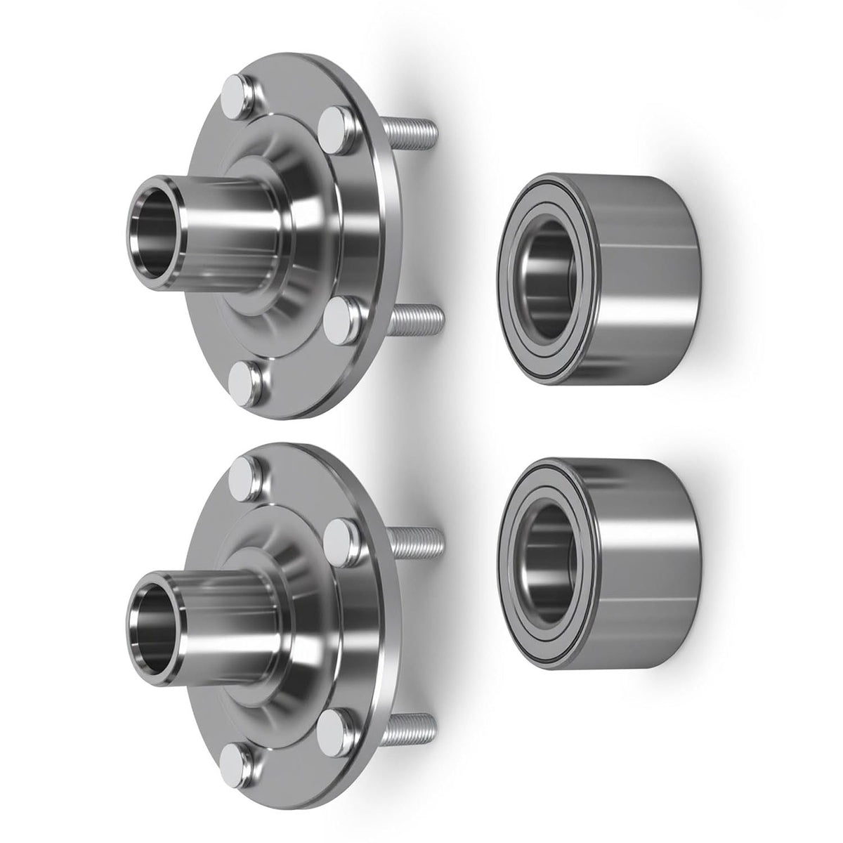 2 Sets Front Wheel Hub Bearing Kit LS-WHB003 for Mazda Vehicle 3 5 - KUDUPARTS