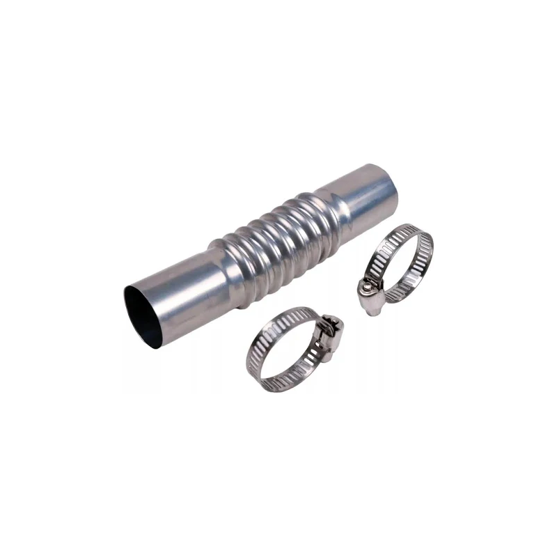 24mm Exhaust Pipe Tube Straight Connector with Clamp for Webasto Eberspacher Air Heater - KUDUPARTS