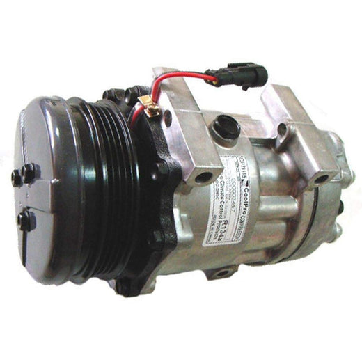 7H15SHD A/C Compressor 87802912 for CASE Tractor PUMA 115 125 140 155 MAXXUM 125 100 110 120 130 115 140 MXU100 MXU110 MXU115 MXU125 - KUDUPARTS