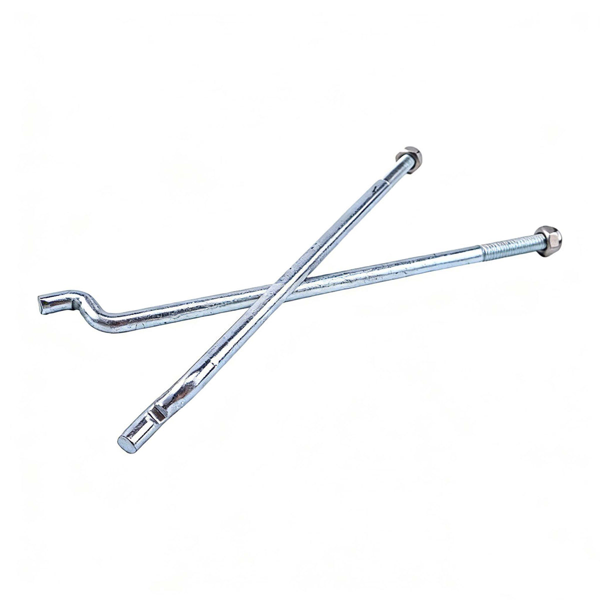 2 PIeces Battery Hold Down Rod 01101-G01 for EZGO Golf Cart TXT Medalist - KUDUPARTS