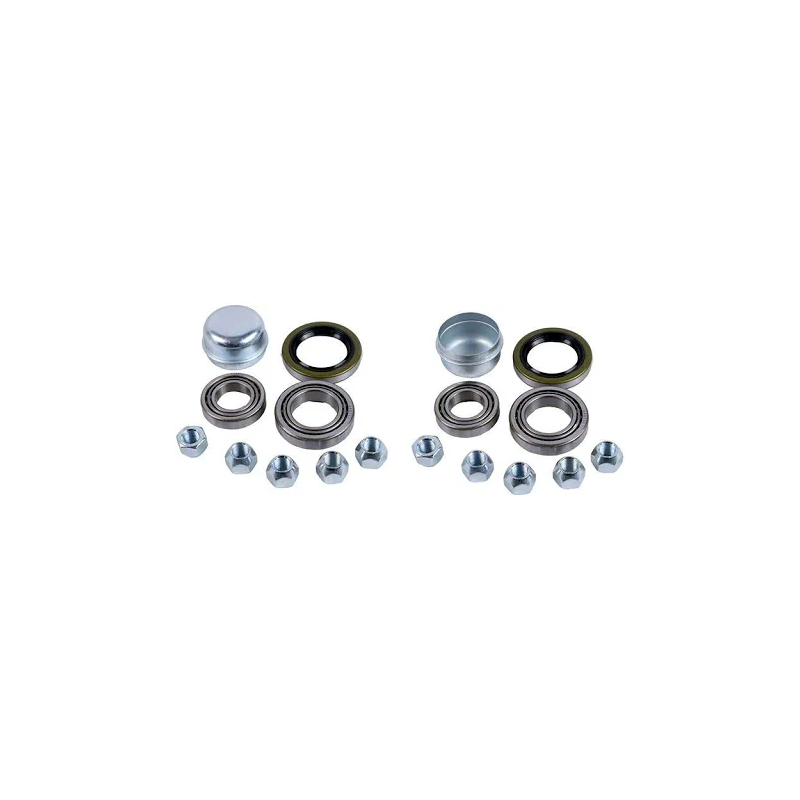 2 Pieces 3500 lb K2-100 Trailer Bearing Kit L44649/10 L68149/11 for Dexter EZ-Lube Axles - KUDUPARTS