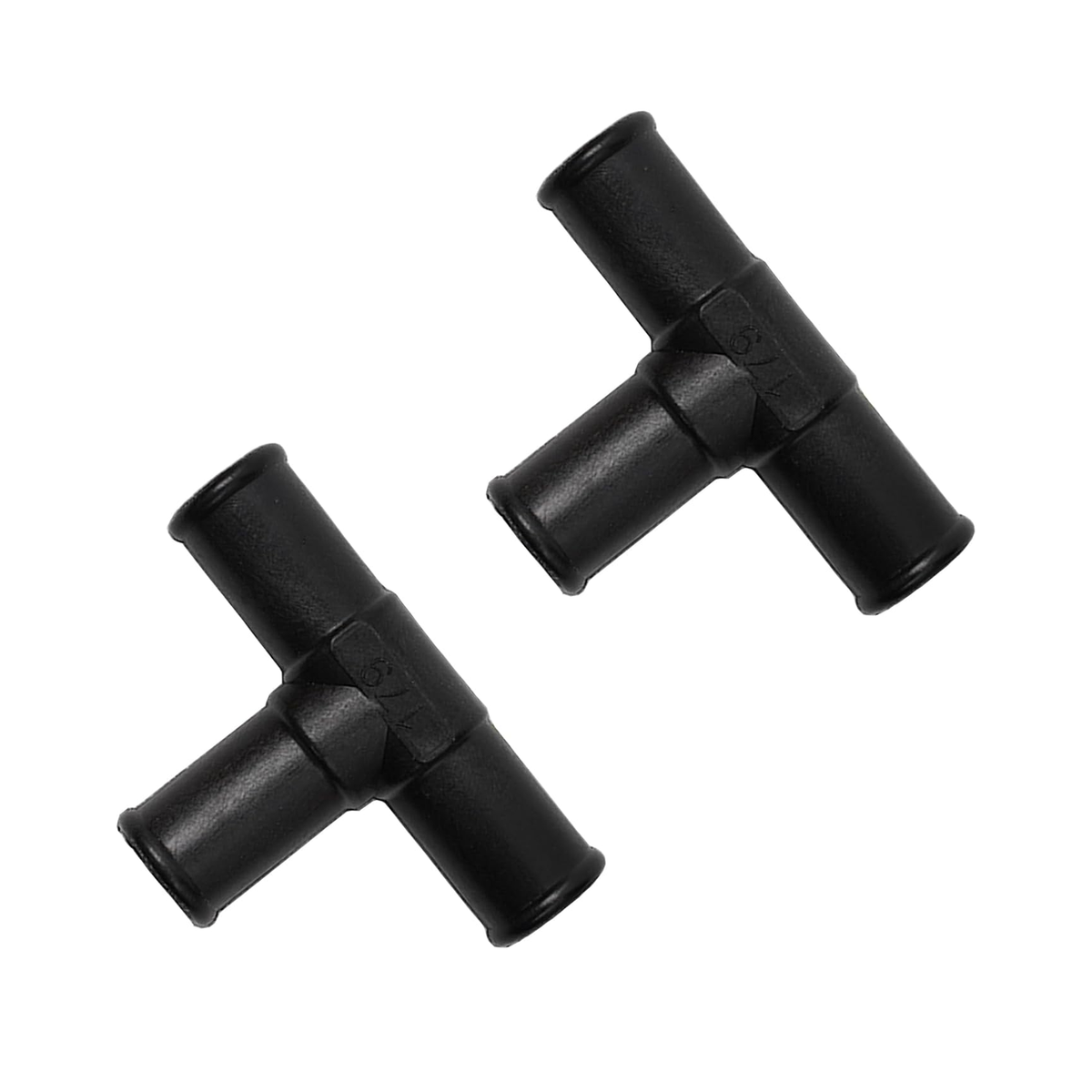 2 Pieces Coolant T Split Heater Water Inlet Pipe 87248-08030 for Toyota Sequoia Sienna 1998-2013 - KUDUPARTS