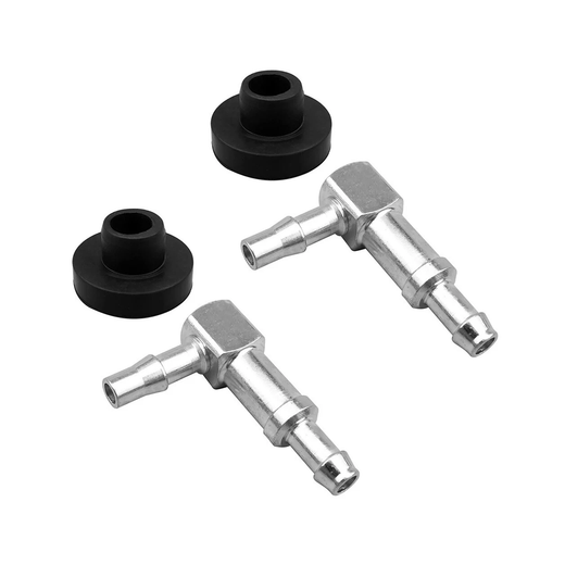 2 Pieces Fuel Tank Hose Fitting 61094-75 for Harley Davidson Columbia Golf Cart - KUDUPARTS