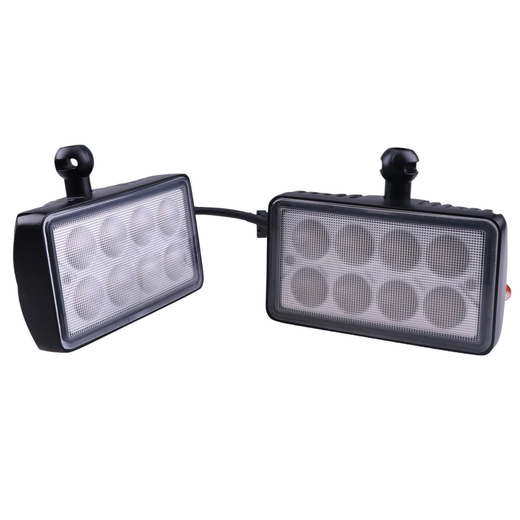 2 Pieces LED Headlight RE154906 RE154900 RE154898 for John Deere Tractor 7200 7400 7210 8100 8200 8300 8400 9100 9200 9300 9400 8220T 8310T 8430T - KUDUPARTS