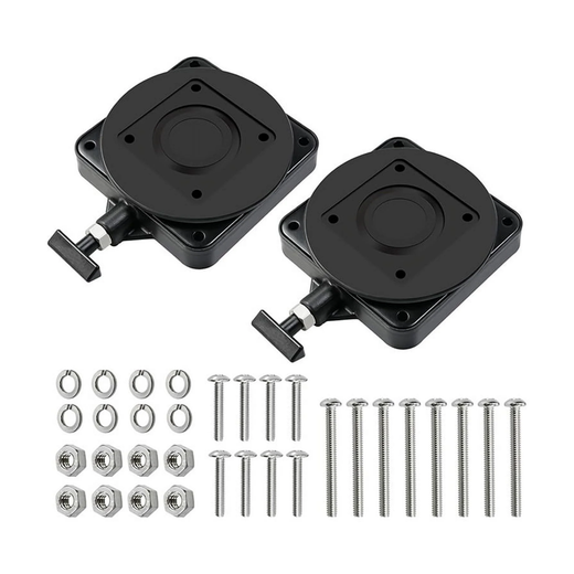 2 Pieces Low-Profile Swivel Mounting Base 2207003 for Cannon Downrigger - KUDUPARTS