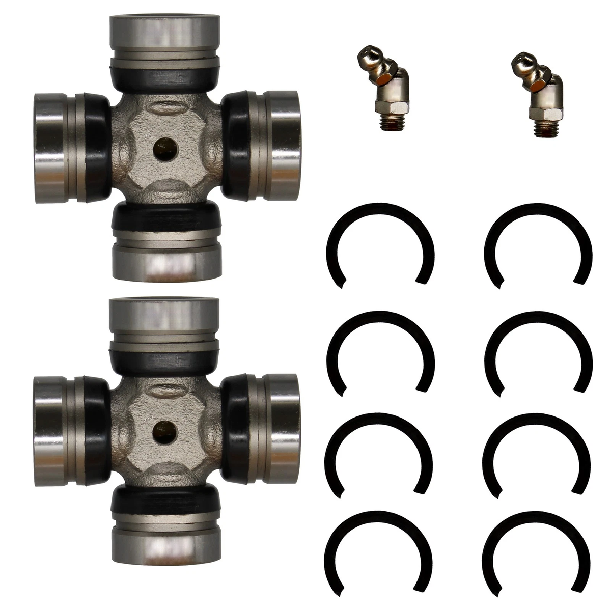 2 Pieces Middle Axle U-Joint 1590257 for Polaris UTV Ranger 500 6X6 ATV Sportsman 335 - KUDUPARTS