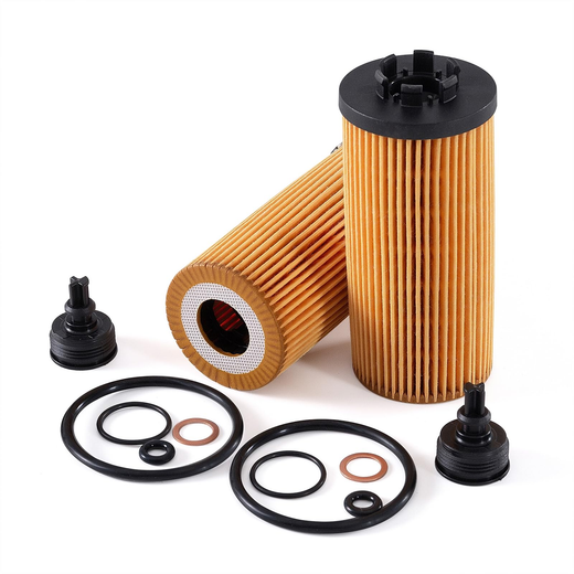2 Pieces Oil Filter 11428593186 for BMW 118I 128TI 218I GRAN COUPE 220I 228I X1 X2 - KUDUPARTS