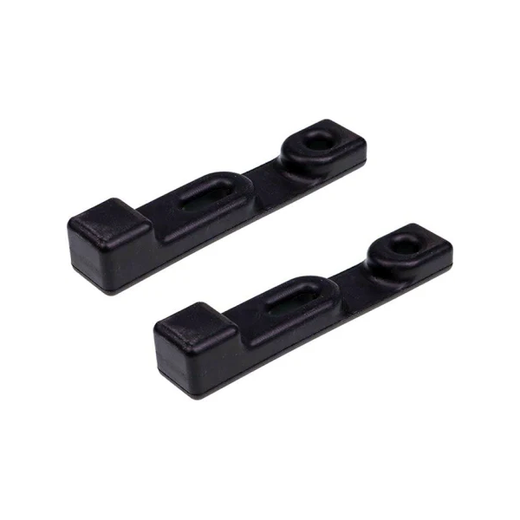 2 Pieces Rubber Hopper Latch Strap M72426 for John Deere Mower X105 X166 Z225 D170 E100 LA135 - KUDUPARTS