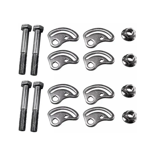 2 Set Front Upper Control Arm Alignment Camber Bolt Kit K100026 for Chevrolet Silverado GMC Sierra Cadillac Hummer - KUDUPARTS