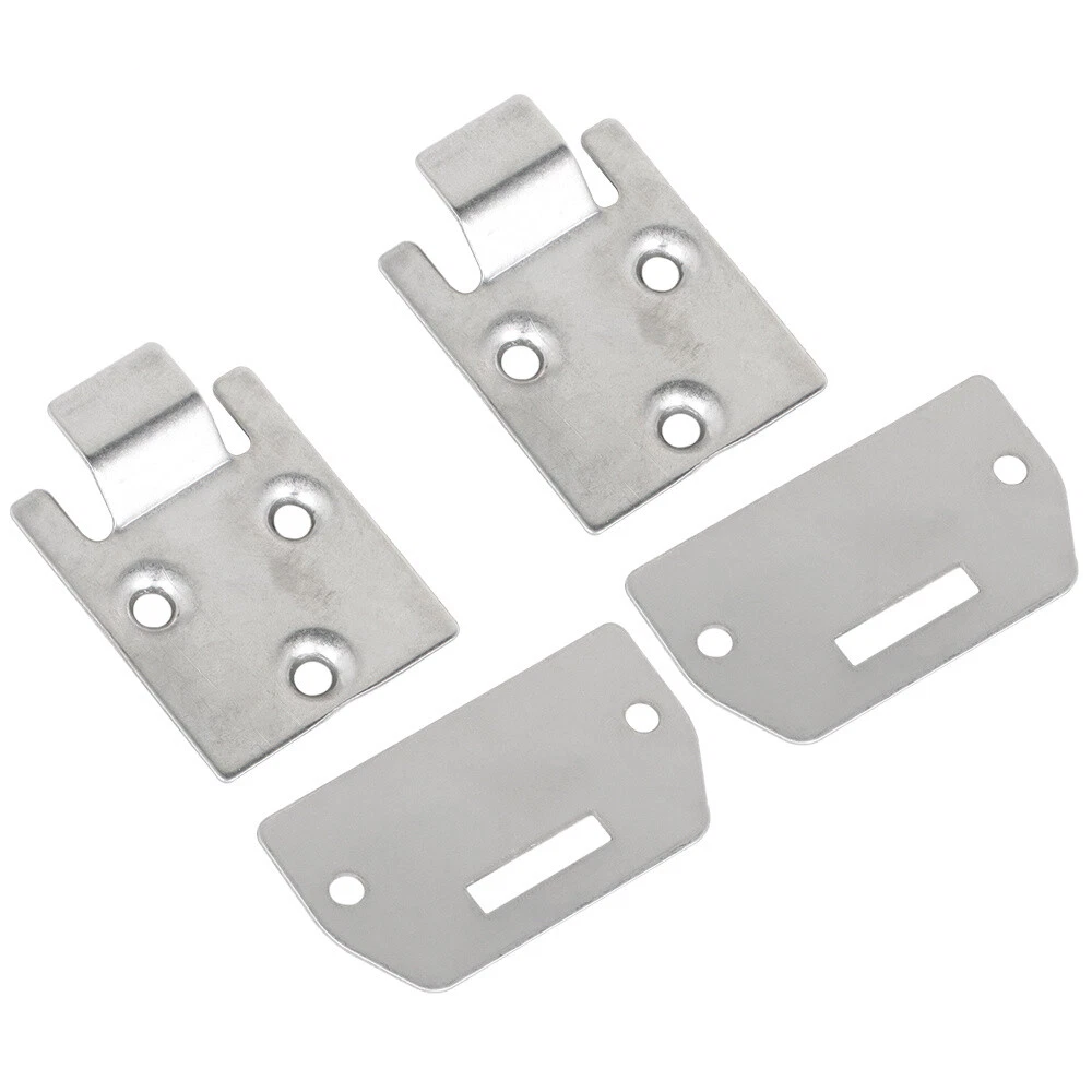 2 Sets of Seat Hinge Bottom and Plate 71610-G01 71609-G01 for E-Z-GO Golf Cart Medalist TXT 1995-Up - KUDUPARTS
