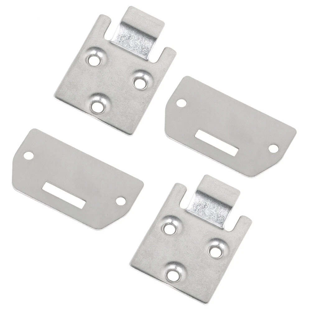 2 Sets of Seat Hinge Bottom and Plate 71610-G01 71609-G01 for E-Z-GO Golf Cart Medalist TXT 1995-Up - KUDUPARTS