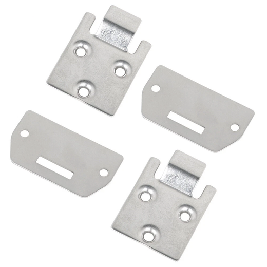 2 Sets of Seat Hinge Bottom and Plate 71610-G01 71609-G01 for E-Z-GO Golf Cart Medalist TXT 1995-Up - KUDUPARTS