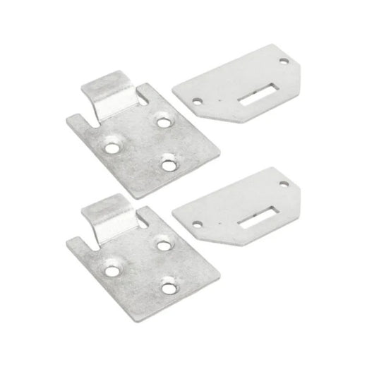 2 Sets of Seat Hinge Bottom and Plate 71610-G01 71609-G01 for E-Z-GO Golf Cart Medalist TXT 1995-Up - KUDUPARTS