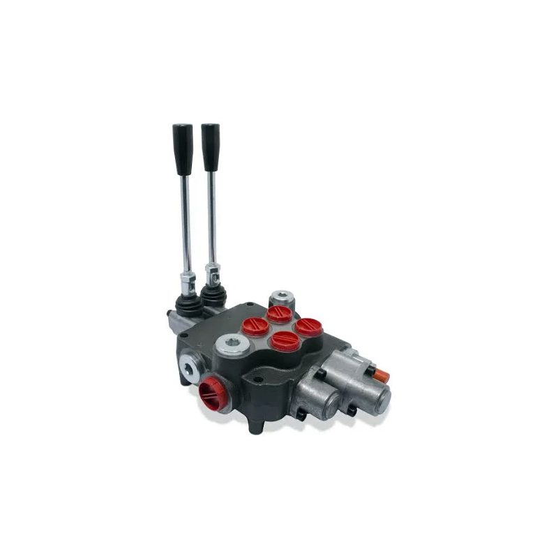 2 Spool w/ Single Float Detent 21 GPM Monoblock Hydraulic Directional Control Valve P80G- - KUDUPARTS