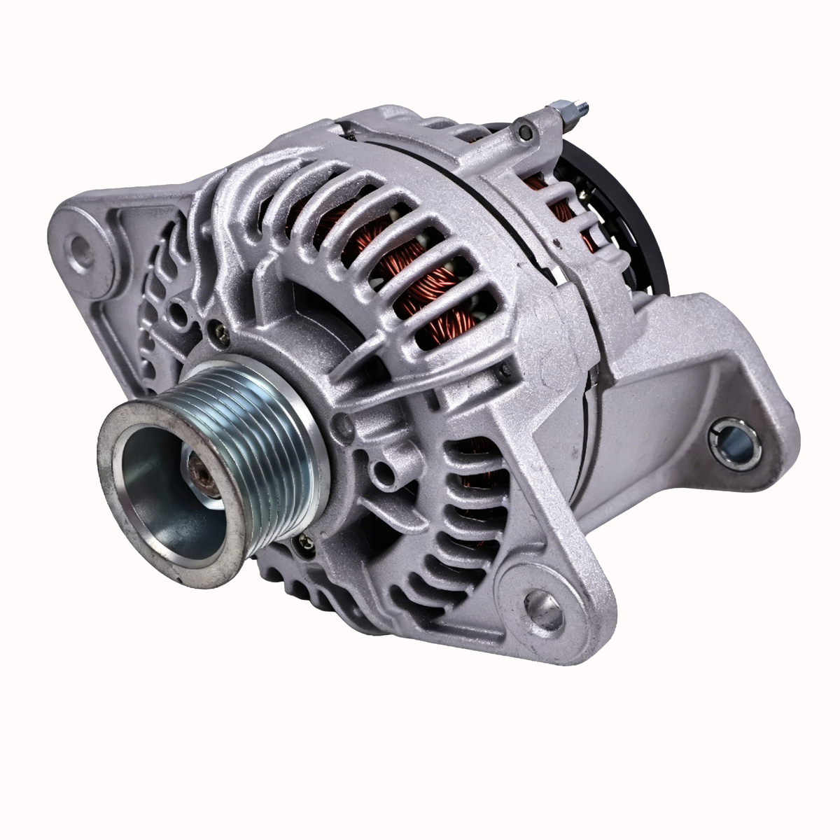 24V 120A Alternator 84383847 for FPT Iveco 667TA/EED CASE 2355 3555 1121G 2050M 1650M 521G 621F 621G 721F 721G 921F 821G - KUDUPARTS